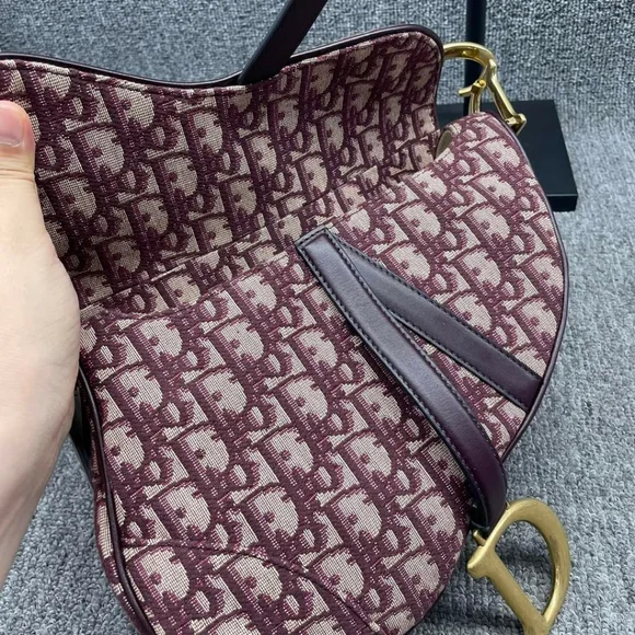 100% Authentic Dior Saddle Small Cloth Crossbody Bag - Picture 12 of 16